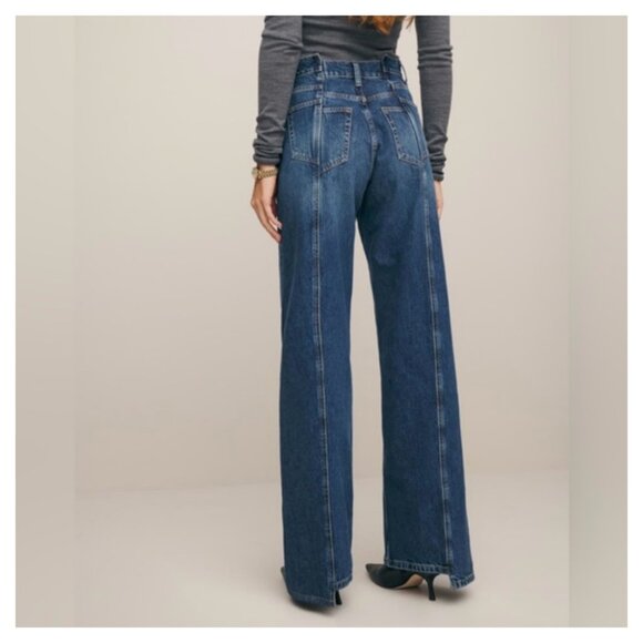 Reformation Cary Highrise Slouchy Wide Leg Jeans - Picture 3 of 11